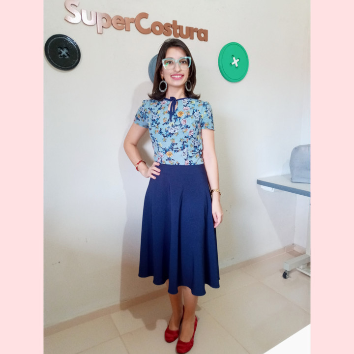 Minicurso: saia godê, molde e corte