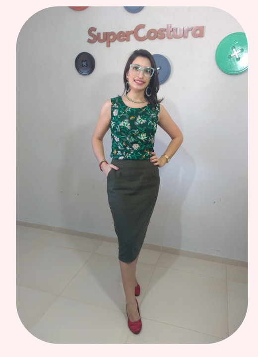 Modelagem de saia sob medida